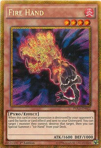 Fire Hand PGL3-FR022 Gold Secret Rare Französisch