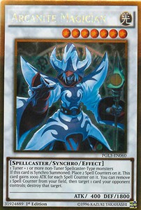 Arcanite Magician PGL3-EN060 Gold Rare Englisch