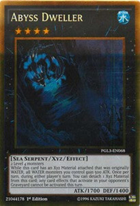 Abyss Dweller PGL3-EN068 Gold Rare Englisch