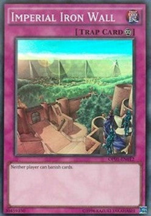 Imperial Iron Wall OP01-EN012 Super Rare Englisch