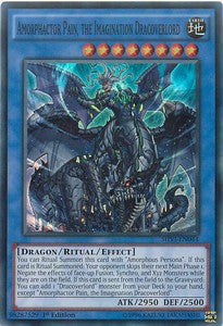 Amorphactor Pain, the Imagination Dracoverlord SHVI-EN044 Super Rare Amerikanisch