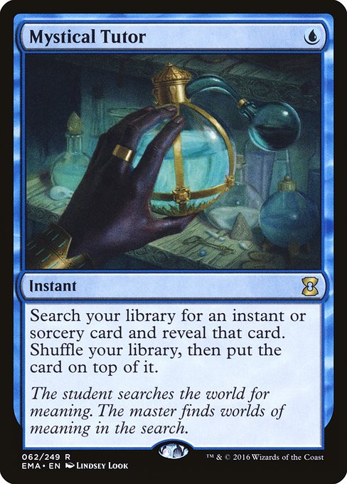 Mystical Tutor EMA-62 Rare Englisch