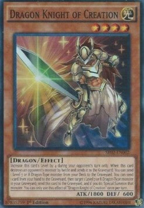 Dragon Knight of Creation SR02-EN002 Super Rare Englisch