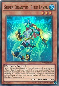 Super Quantum Blue Layer OP02-EN008 Super Rare Englisch