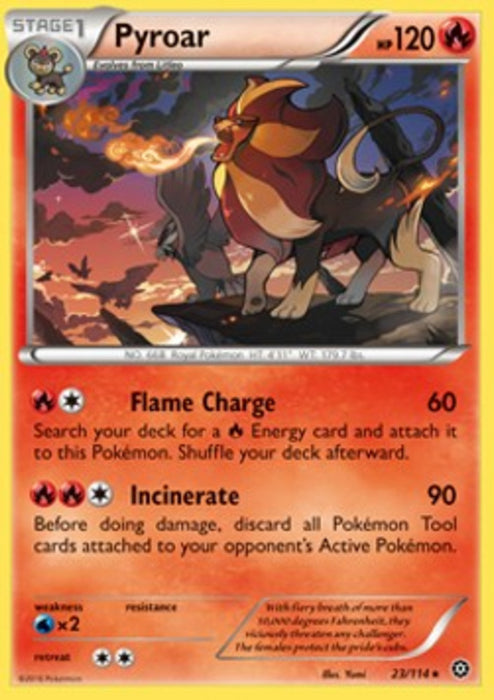 Pyroar STS-23 Rare Englisch