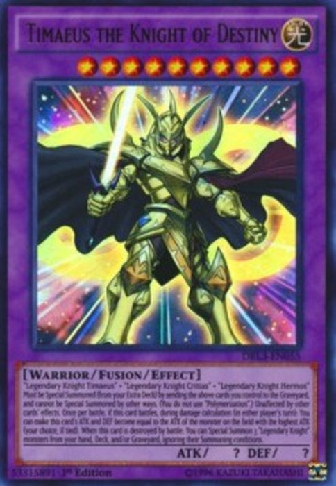 Timaeus the Knight of Destiny DRL3-EN055 Ultra Rare Englisch