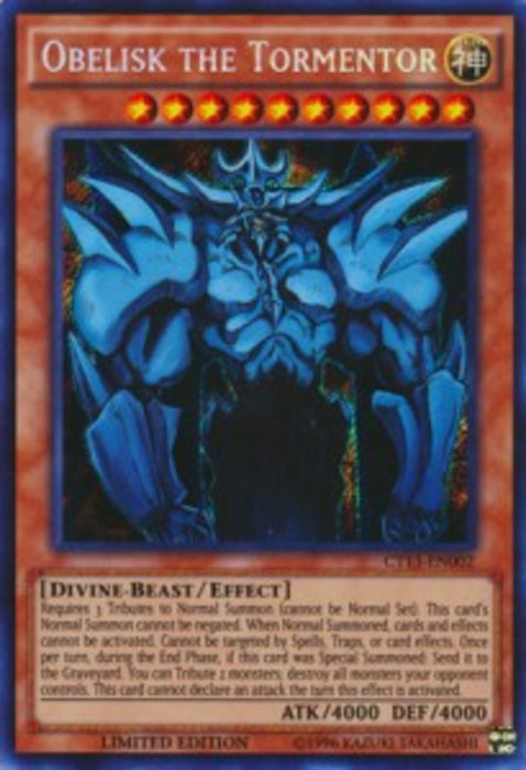 Obelisk the Tormentor CT13-EN002 Secret Rare Englisch
