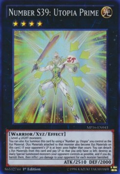 Number S39: Utopia Prime MP16-EN043 Super Rare Englisch