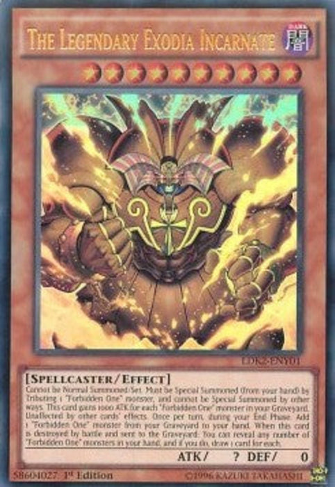 The Legendary Exodia Incarnate LDK2-ENY01 Ultra Rare Englisch