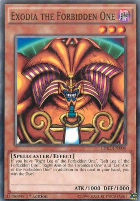 Exodia the Forbidden One LDK2-ENY04 Common Englisch