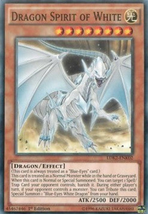 Dragon Spirit of White LDK2-ENK02 Common Englisch