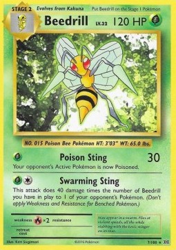 Beedrill EVO-7 Rare Italienisch