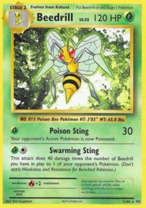 Beedrill EVO-7 Rare Englisch