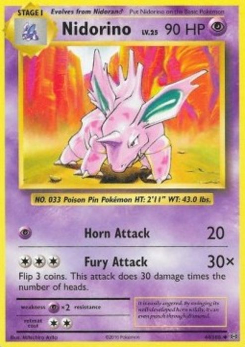 Nidorino EVO-44 Uncommon Englisch