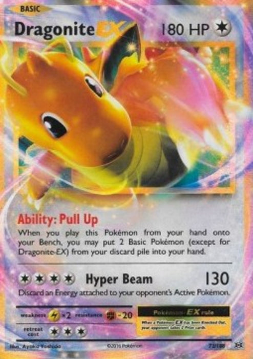 Dragonite EX EVO-72 Ultra Rare Englisch