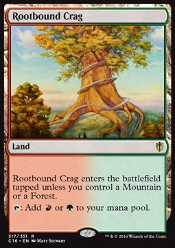 Rootbound Crag C16-317 Rare Englisch