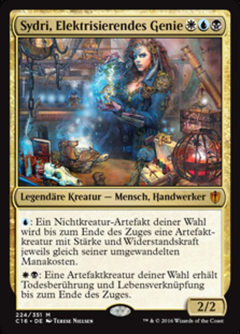 Sydri, Elektrisierendes Genie C16-224 Mythic Deutsch