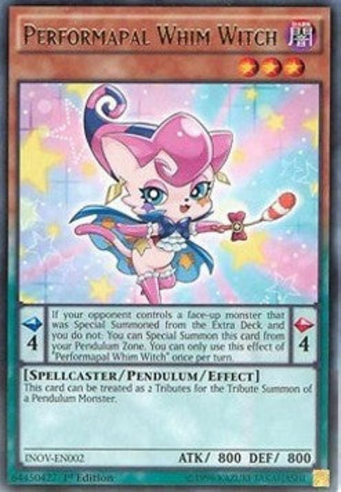 Performapal Whim Witch INOV-EN002 Rare Englisch