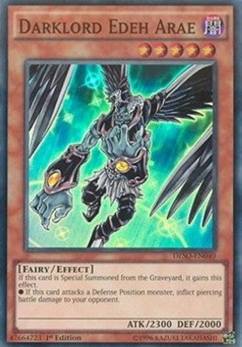 Darklord Edeh Arae DESO-EN040 Super Rare Englisch