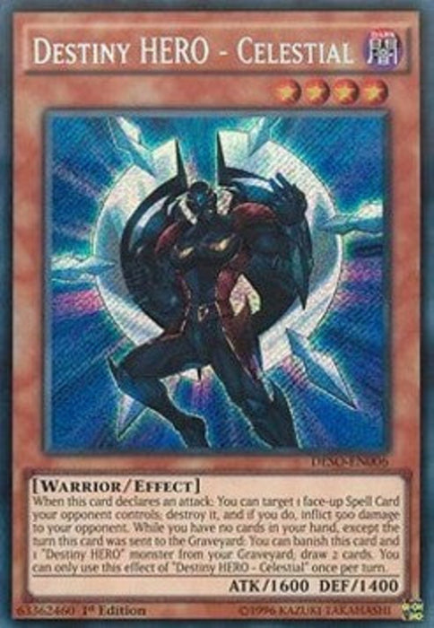 Destiny HERO - Celestial DESO-EN006 Secret Rare Englisch