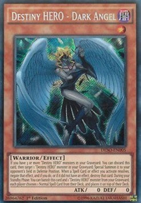Destiny HERO - Dark Angel DESO-EN005 Secret Rare Englisch