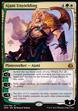 Ajani Unyielding AER-127 Mythic Englisch