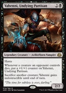 Yahenni, Undying Partisan AER-74 Rare Englisch