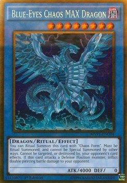 Blue-Eyes Chaos MAX Dragon (V.2) MVP1-ENG04 Gold Rare Englisch