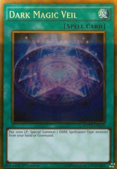 Dark Magic Veil (V.2) MVP1-ENG19 Gold Rare Englisch