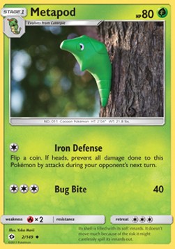 Metapod SUM-2 Uncommon Englisch