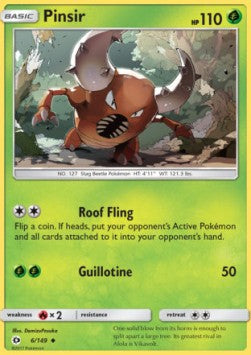 Pinsir SUM-6 Uncommon Deutsch