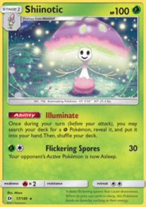 Shiinotic SUM-17 Holo Rare Deutsch