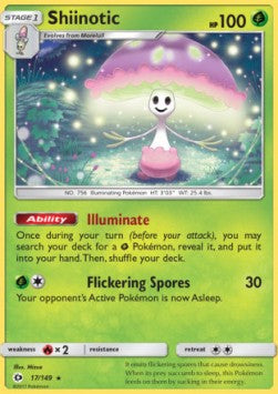Shiinotic SUM-17 Holo Rare Englisch