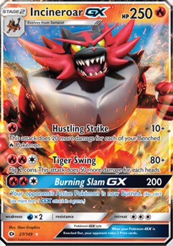Incineroar GX SUM-27 Ultra Rare Englisch