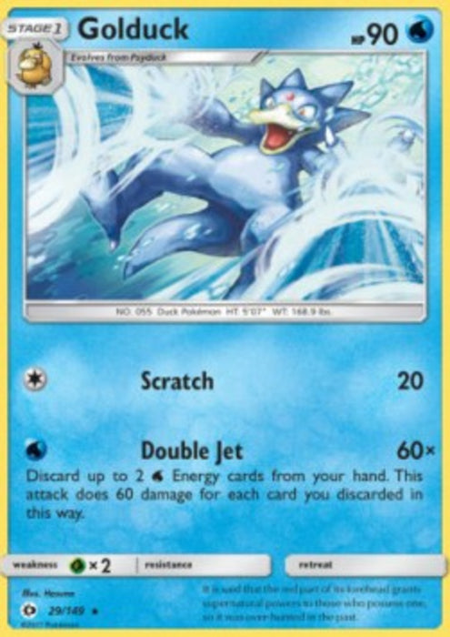 Golduck SUM-29 Rare Englisch