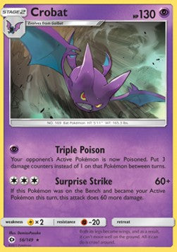 Crobat SUM-56 Holo Rare Englisch