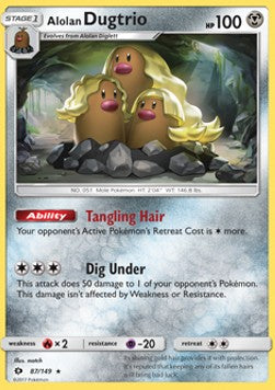Alola-Digdri SUM-87 Holo Rare Deutsch