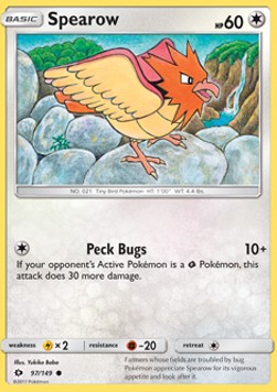 Spearow SUM-97 Common Englisch