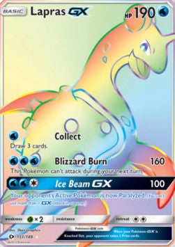 Lapras GX SUM-151 Secret Rare Französisch