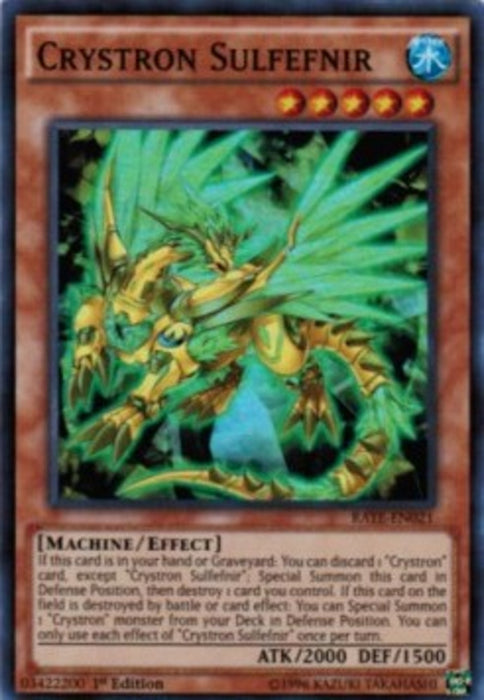 Crystron Sulfefnir RATE-EN021 Super Rare Englisch