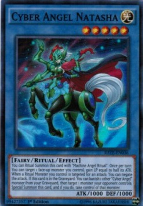 Cyber Angel Natasha RATE-EN036 Super Rare Englisch