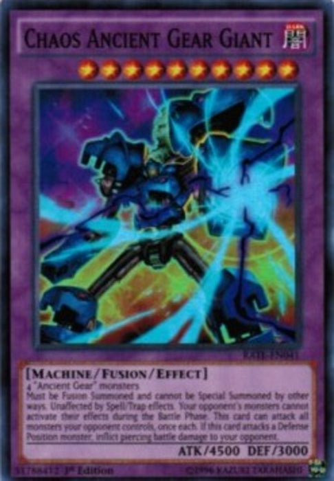 Chaos Ancient Gear Giant RATE-EN041 Super Rare Englisch