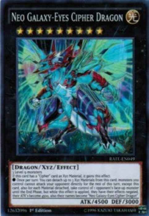 Neo Galaxy-Eyes Cipher Dragon RATE-EN049 Super Rare Englisch