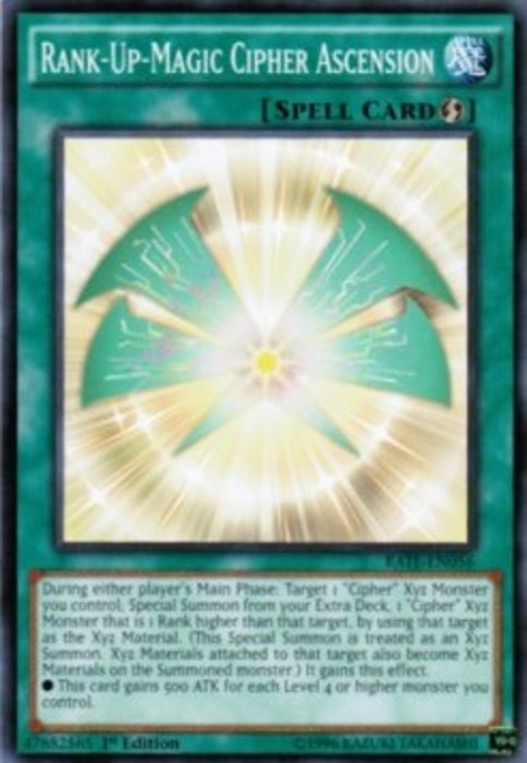 Rank-Up-Magic Cipher Ascension RATE-EN056 Common Englisch