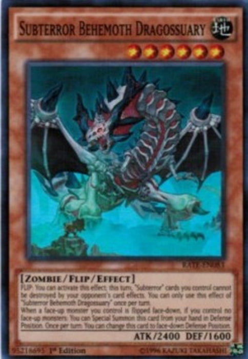 Subterror Behemoth Dragossuary RATE-EN083 Super Rare Englisch