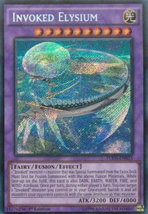 Invoked Elysium FUEN-EN033 Secret Rare Englisch