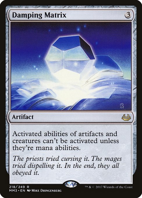 Magic: Damping Matrix