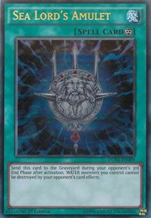 Sea Lord's Amulet DUSA-EN009 Ultra Rare Englisch