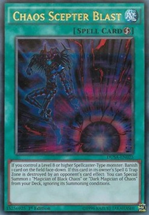 Chaos Scepter Blast DUSA-EN025 Ultra Rare Englisch