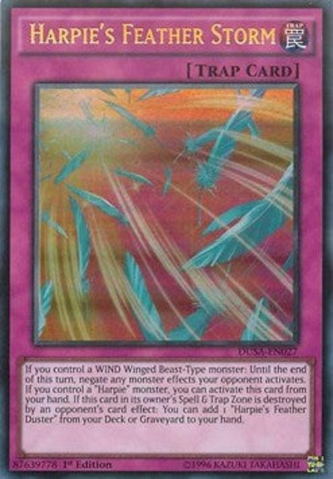 Harpie's Feather Storm DUSA-IT027 Ultra Rare Italienisch